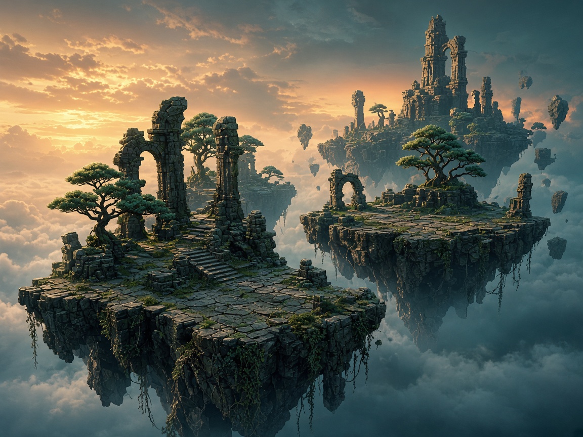 ゲーム空間の3D景観